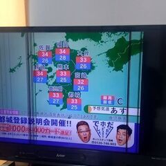 今日限り処分いたします液晶テレビ40型声もハッキリ聞こえますDVDチューナ内蔵の画像