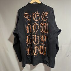 BALENCIAGA 23AWデストロイメタルロゴロンTの画像