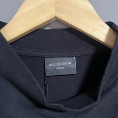 BALENCIAGA 23AWデストロイメタルロゴロンTの画像