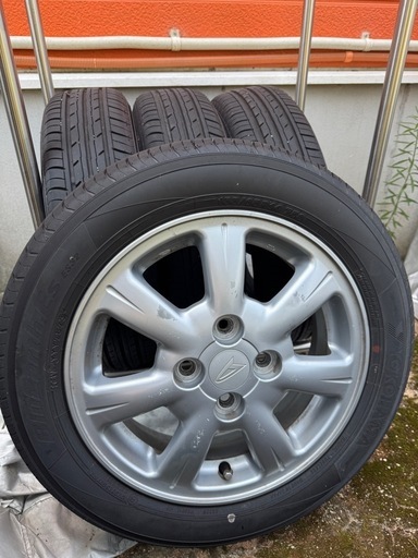 ヨコハマタイヤBluEarth-Es&ダイハツ純正アルミホイールセット 155/65R14