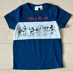 100 美品　歴代ミッキーイラストのTシャツの画像