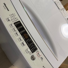 2024年　ハイセンス  洗濯機　4.5kgの画像
