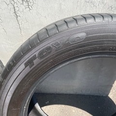 TOYO 225-55/19　中古4本バリ溝の画像