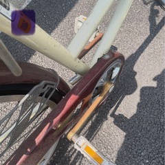 自転車ジャンク品後輪パンク　　の画像