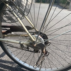 自転車ジャンク品後輪パンク　　の画像