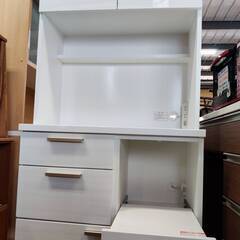 【愛品倶楽部柏店】NITORI ニトリ 2枚扉キッチンボード ソレル80KB 幅80cmの画像
