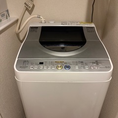 （受取予約者決定済み）【受取限定】Ag+イオンコート ES-TG60J シャープ洗濯機あげますの画像