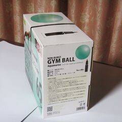 未使用　ノンバースト　GYM BALL　ジムボール　６５cm　適応身長　１５５～１７５cm　耐荷重２００㎏　ポンプ付きの画像
