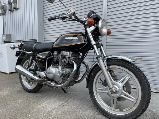 ホンダ　CB250T バブ　ホーク　ホーク2 HAWK2 キャブ清掃済　セル1 始動動画あり　 直接引き取り/陸送可　外装新品　反射塗装　自賠付き！