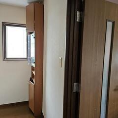 スリム収納棚　上下２個の画像