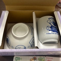 アンパンマン　茶碗　湯呑みセット　お弁当グッズ　まとめての画像