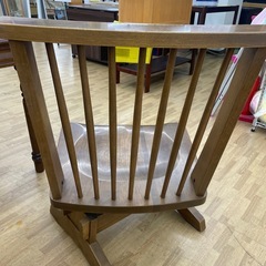【ドリーム川西店御来店限定】木製回転椅子/中古品【2125560000023897】の画像