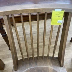 【ドリーム川西店御来店限定】木製回転椅子/中古品 【2125560000023898】の画像