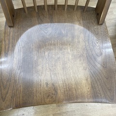 【ドリーム川西店御来店限定】木製回転椅子/中古品 【2125560000023898】の画像