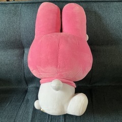 マイメロディー🩷 汚れアリ💦 Sanrio サンリオ ぬいぐるみ 大きめサイズ BIGぬいぐるみ🧸 1点物❗️ ピンク 白の画像