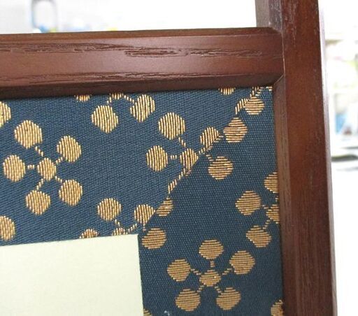 茶道具 風炉先屏風 利休梅 1尺8寸 裏白 風炉先 札幌市
