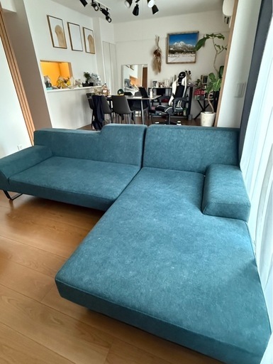 フランネルソファ(Flannel Sofa)ブルー 