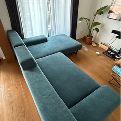 フランネルソファ(Flannel Sofa)ブルー の画像