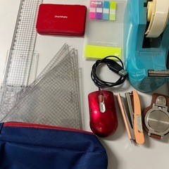 文房具色々、加湿器セット　あげます　無料の画像