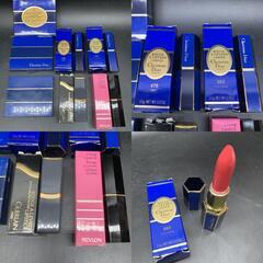 O246　ブランドコスメ6点おまとめ  Christian Dior ディオール　口紅ルージュ　アイシャドウ　パウダー　ゲラン　レブロン他　ディオールショウ サンク クルール　GUERLAINリップスティック化粧品の画像