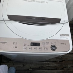 洗濯機　SHARP 6.0kg 2022年製　ES-GE6Gの画像