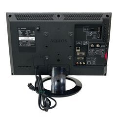 25C394_ジ4 SHARP シャープ 19V型液晶テレビ AQUOS LC-19K30 2015年製 映像機器 一人暮らし サブ用 現状品 中古の画像