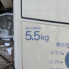 洗濯機　5.5kg　2018年製の画像