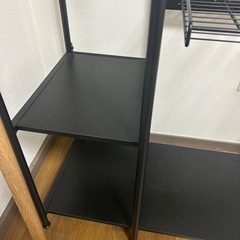《8月29日、時間によって30日限定》ニトリ　マルチ　ハンガーラック　スチール黒　の画像