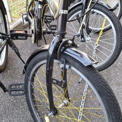 J1368【リユースのサカイ柏店】折りたたみ自転車　MIDNIGHT SPECTAL　7段変速　ブラック　★店頭にて試乗可★ 簡易クリーニング済　　 中古自転車 　流山市  松戸市 我孫子市 鎌ヶ谷市 船橋市 守谷市 取手市　の画像