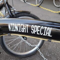 J1368【リユースのサカイ柏店】折りたたみ自転車　MIDNIGHT SPECTAL　7段変速　ブラック　★店頭にて試乗可★ 簡易クリーニング済　　 中古自転車 　流山市  松戸市 我孫子市 鎌ヶ谷市 船橋市 守谷市 取手市　の画像