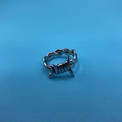 ジモティ割引有★【ジャングルジャングル岸和田店】HUF ハフBARBED リング  指輪メンズ 南大阪 岸和田市 貝塚市 泉佐野市 和泉市 忠岡町 熊取町の画像