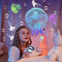 【新品未使用品】10海の波の色+21種類投影フィルム プラネタリウム 家庭用 海洋光プロジェクター LED 二重照明効果 の画像