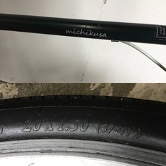 A-66 △ v 岐阜発/ Michikusa/ ミニベロ/ 自転車/ 6段変速/ 走行確認/ 変速難あり/ 20インチ/ 現状品/ R7.6/12 △の画像