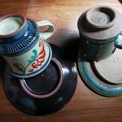 やちむん　楢岡焼　コーヒーカップの画像