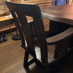 囲炉裏テーブルセット　和モダン　美品の画像