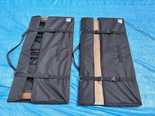 DOD テキーラテーブル 2セット スチール天板、木製天板 キャンプ用品