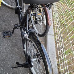 J1371【リユースのサカイ柏店】折りたたみ自転車　SOUTHERNPORT　6段変速　ブラック　★店頭にて試乗可★ 簡易クリーニング済　　 中古自転車 　流山市  松戸市 我孫子市 鎌ヶ谷市 船橋市 守谷市 取手市の画像