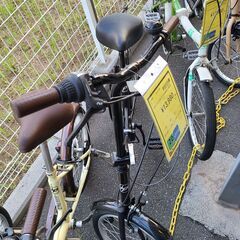 J1371【リユースのサカイ柏店】折りたたみ自転車　SOUTHERNPORT　6段変速　ブラック　★店頭にて試乗可★ 簡易クリーニング済　　 中古自転車 　流山市  松戸市 我孫子市 鎌ヶ谷市 船橋市 守谷市 取手市の画像