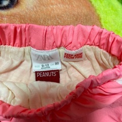 ZARA シャカシャカ パンツ ピンク 80の画像