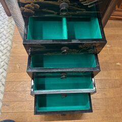 【愛品館八千代店】中国家具　鏡付宝石箱の画像