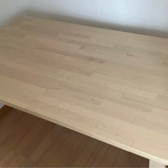 【IKEA】NORRÅKER ノッルオーケル ダイニングテーブル ナチュラル 125cmの画像