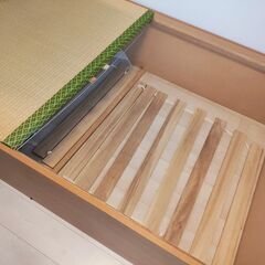 セミダブル畳ベットすのこ付きの画像