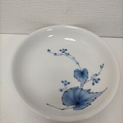 KORANSHA　香蘭社　 染付三花　パスタ皿　白皿 3枚セット　250825-8Yの画像