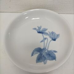 KORANSHA　香蘭社　 染付三花　パスタ皿　白皿 3枚セット　250825-8Yの画像