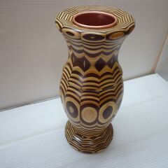 ☆花瓶　卓上ライター　灰皿　花入　置物　応接3点セット　飾り　オブジェ　インテリア　昭和レトロ　mの画像