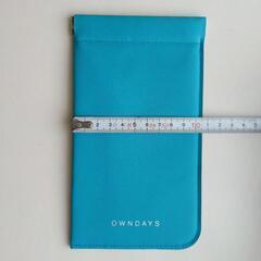 【未使用品】OWNDAYS メガネケース オレンジ・ブルー2色セット★クロス付きの画像