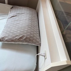 ニトリ　多収納シングルベットの画像