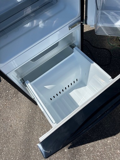 良品 TOSHIBA  東芝 153L 2ドア冷蔵庫 ブラック GR-T15BS 2022年製