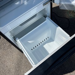 良品 TOSHIBA  東芝 153L 2ドア冷蔵庫 ブラック GR-T15BS 2022年製の画像