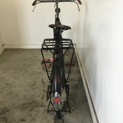 A-71 △ v 岐阜発/ 昭和レトロ/ 丸金自転車/ 26インチ/ ロードブレーキ/ 革サドル/ アンティーク/ 走行確認/ 現状品/ 管15k/ R7.6/24 △の画像